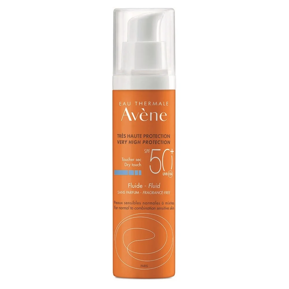 Fluid fara parfum pentru protectie solara SPF 50+, 50 ml, Avene