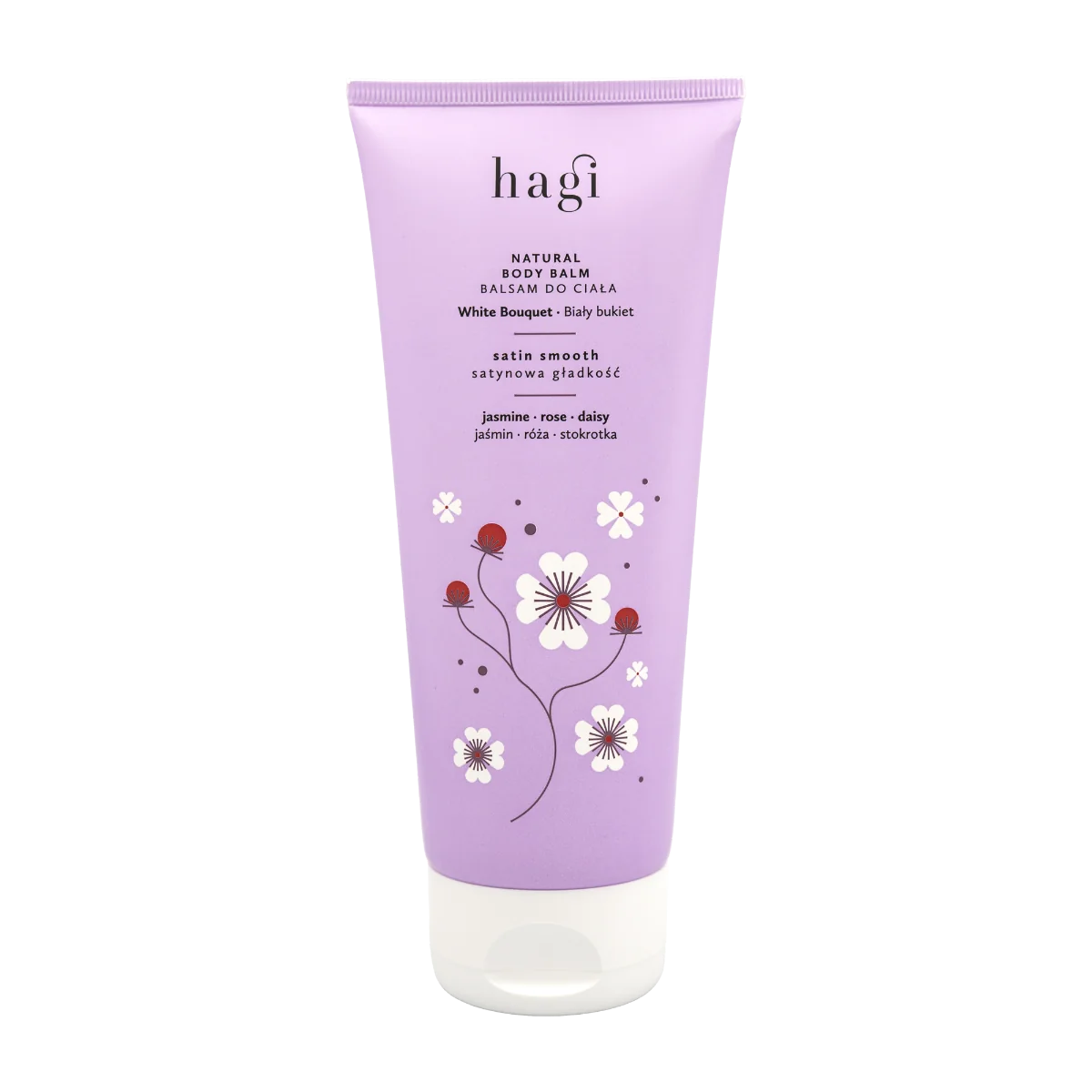Balsam de corp natural White Bouquet, 200ml, Hagi