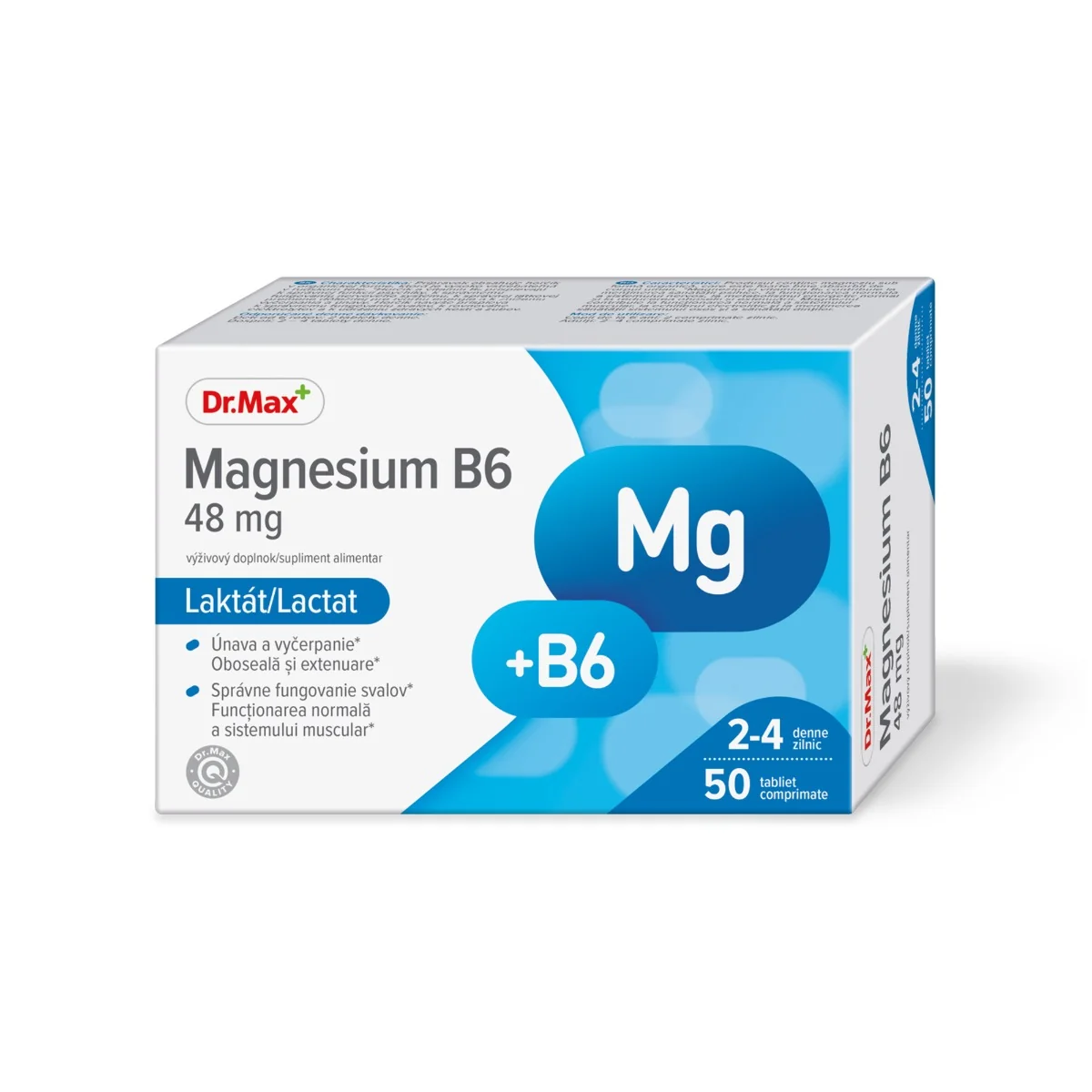 Dr. Max Magnesium B6ā, 50 comprimate