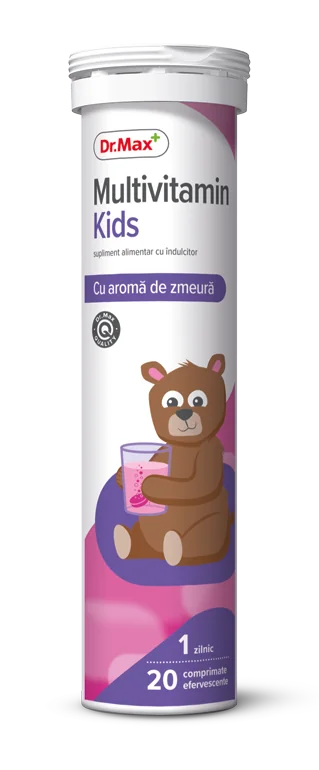 Dr. Max Multivitamin Kids pentru copii, 20 tablete efervescente