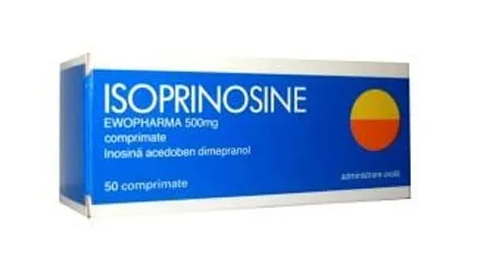 Isoprinosine 500mg, 50 comprimate, Ewopharma International 