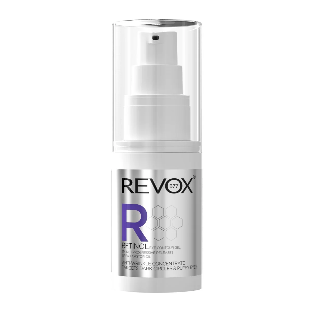 Crema gel pentru conturul ochilor cu Retinol, 30ml, Revox