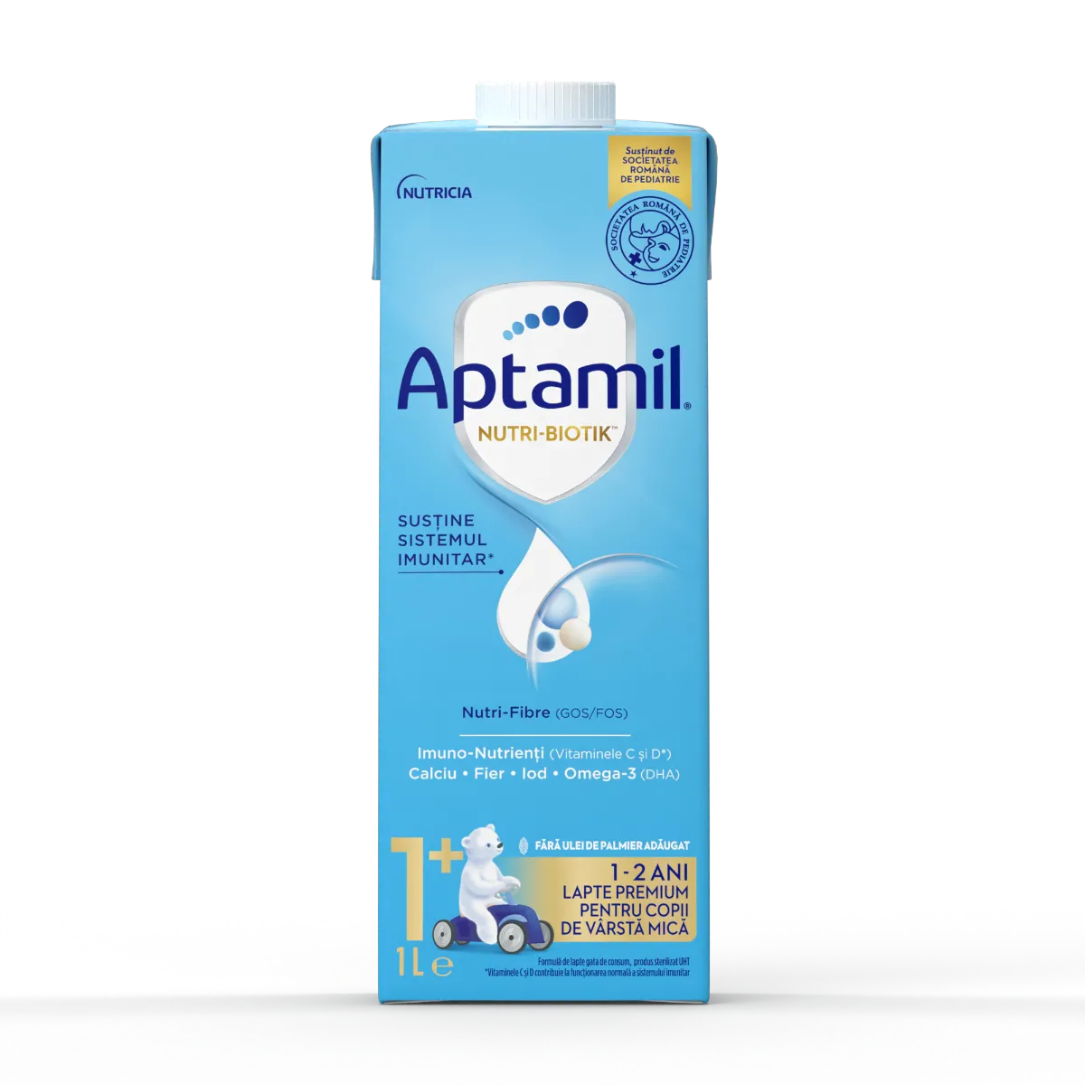 Lapte premium pentru copii de varsta mica 1-2 ani NUTRI-BIOTIK™️ 1+, 1l, Aptamil
