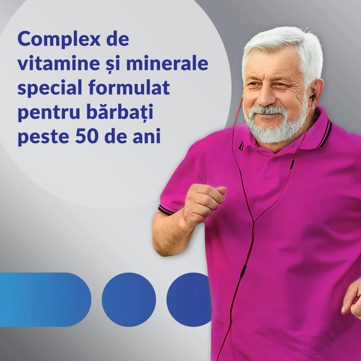 Centrum Silver 50+ pentru barbati, 60 comprimate, Haleon