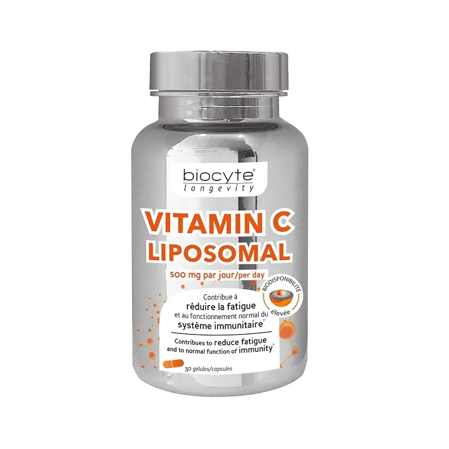 Vitamina C Lipozomala, 30 capsule, Biocyte