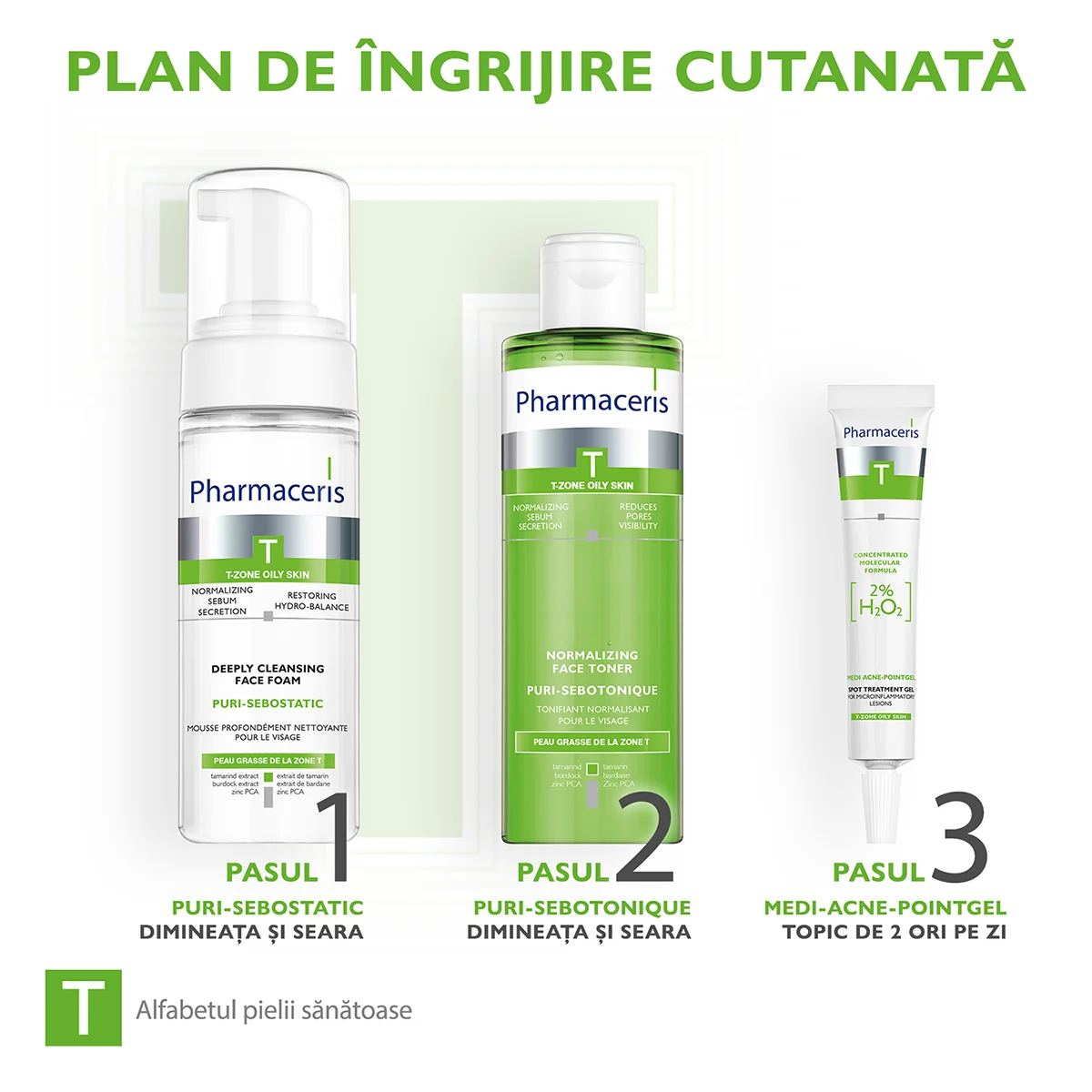 Gel tratament local leziuni microinflamatorii Acne-Point T, 10ml, Pharmaceris