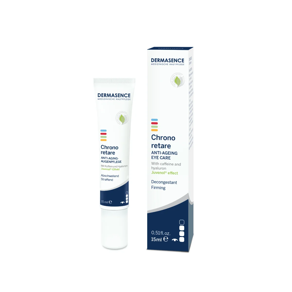 Crema anti-aging pentru conturul ochilor Chrono Retare 50+, 15ml, Dermasence
