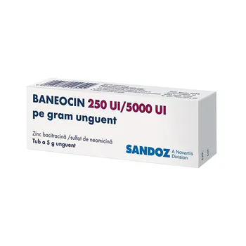 Baneocin unguent, 5 g, Sandoz 