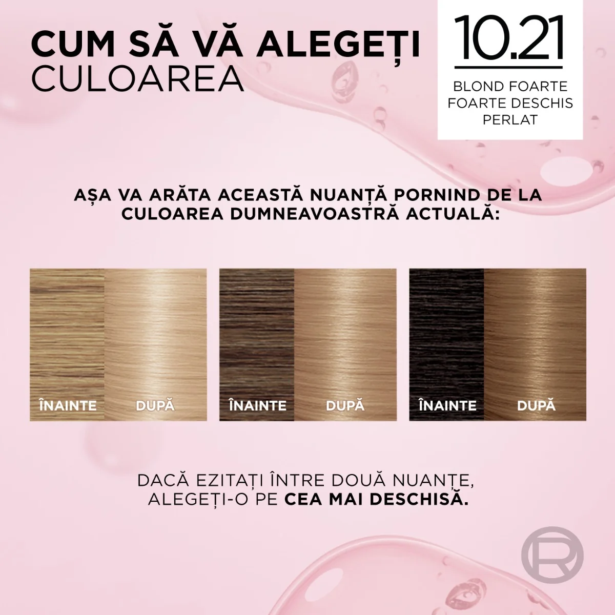 Vopsea de par permanenta Excellence Creme 10.21 Blond Foarte Deschis Perlat, 192ml, L'Oreal Paris