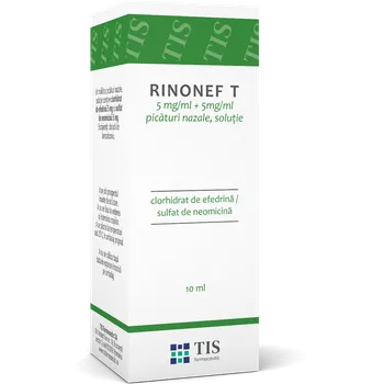 Rinonef-T picaturi nazale, 10ml, Tis Farmaceutic 