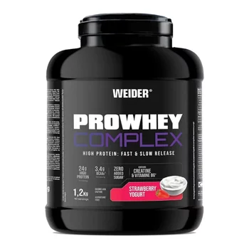 Pudra proteica Pro Whey Complex cu aroma de Strawberry-Yoghurt, 1.2kg, Weider