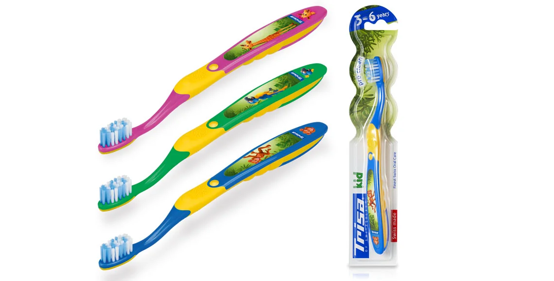 Periuta de dinti pentru copii 3-6 ani, 1 bucata, Trisa