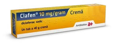 Clafen crema 1%, 40 g, Antibiotice