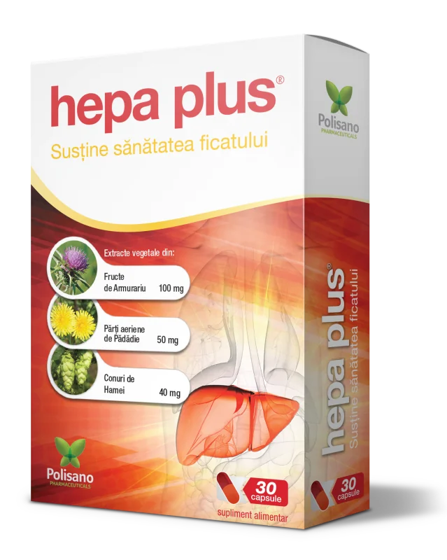 Hepa Plus, 30 capsule, Polisano
