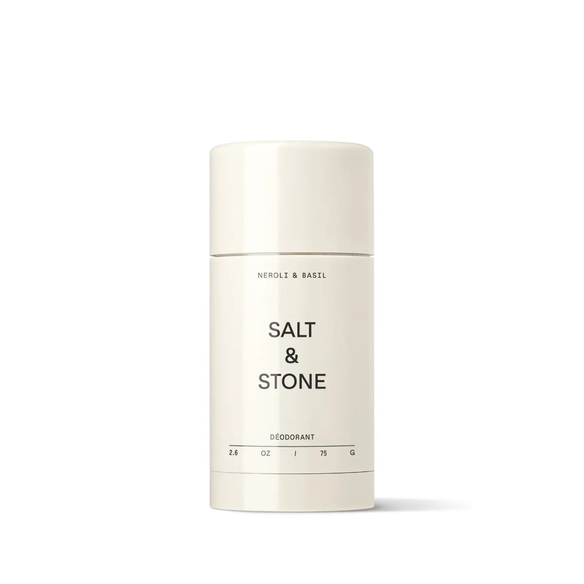 Deodorant cu Neroli si Busuioc Extra Strength, 75g, Salt & Stone