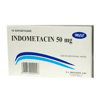 Indometacin supozitoare 50mg, 10 bucati, Sintofarm