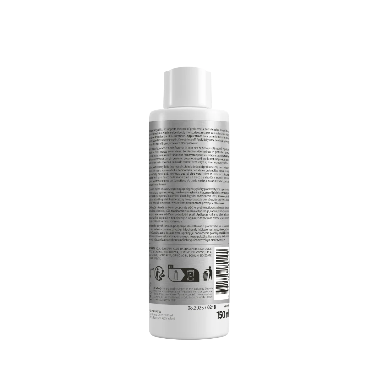 Toner facial hidratant pentru piele problematica, 150ml, Erne