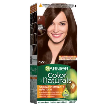 Vopsea de par permanenta Color Naturals 4 Saten, 112ml, Garnier