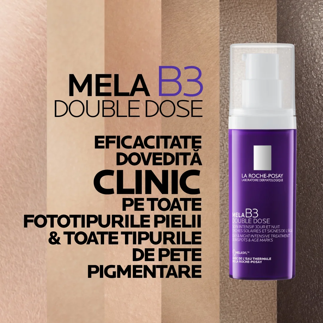 Serum concentrat intensiv anti-pete pigmentare Mela B3 Double Dose, 40ml, La Roche-Posay