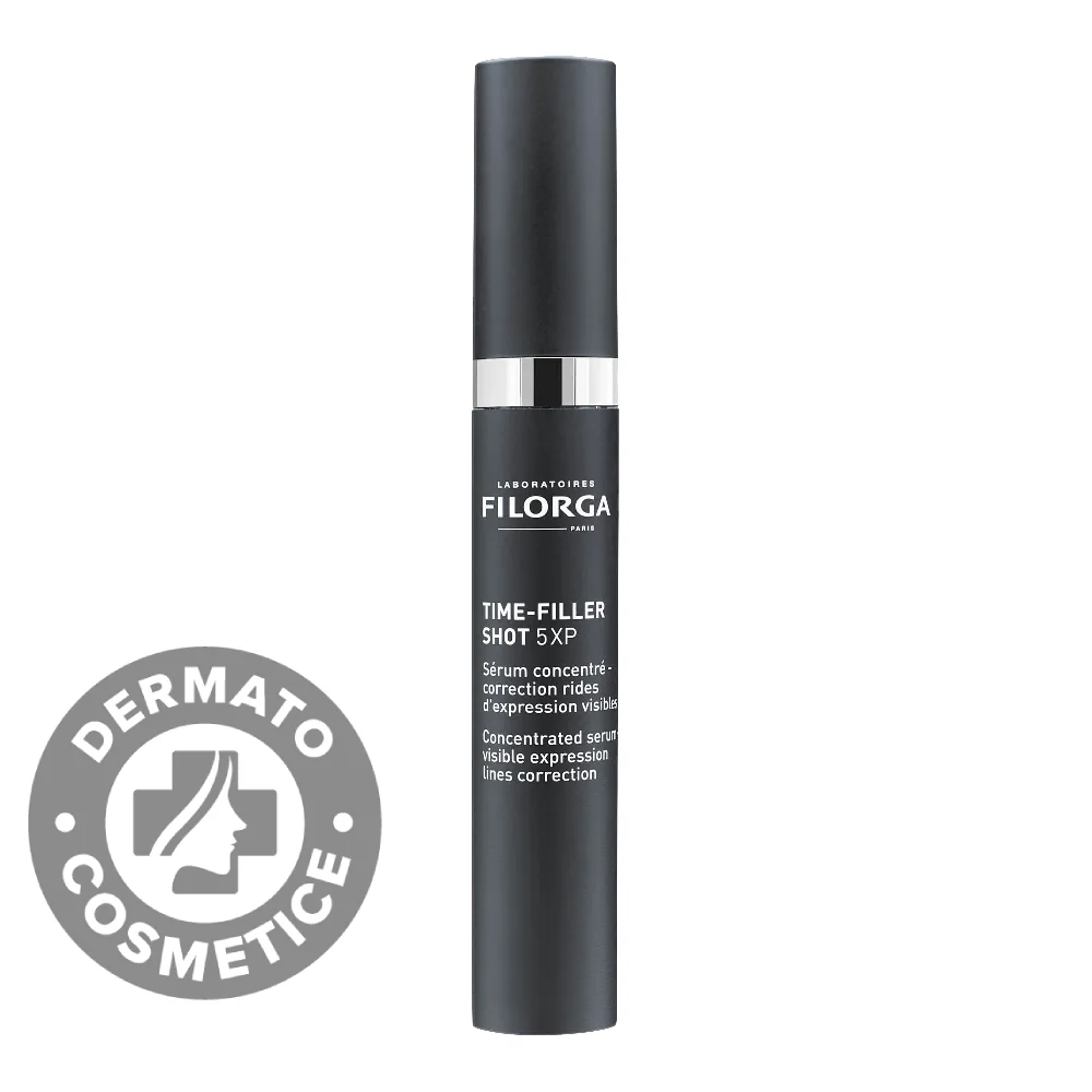 Ser intensiv impotriva ridurilor de expresie Time Filler Shot 5XP, 15ml, Filorga