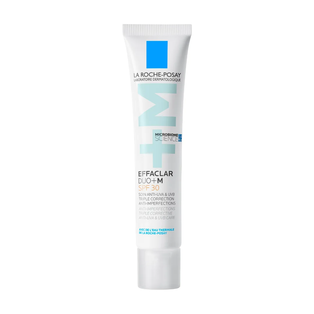Crema triplu-corectoare anti-Imperfectiuni pentru tenul gras cu tendinta acneica SPF30 Effaclar DUO +M, 40ml, La Roche-Posay