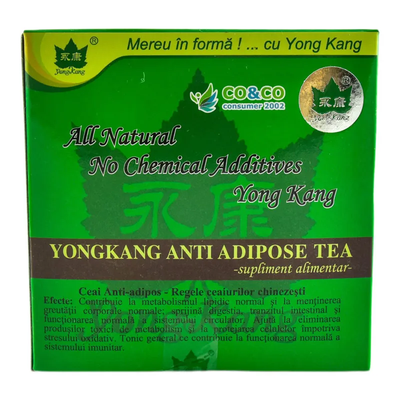Ceai antiadipos, 30 plicuri, Yongkang International China