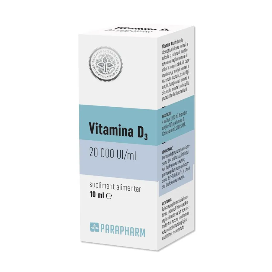 Vitamina D3, 10ml, Parapharm