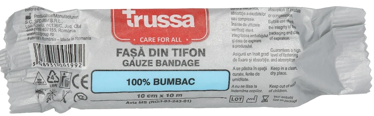 Trussa Fasa tifon 10cm x 10m, 1 bucata