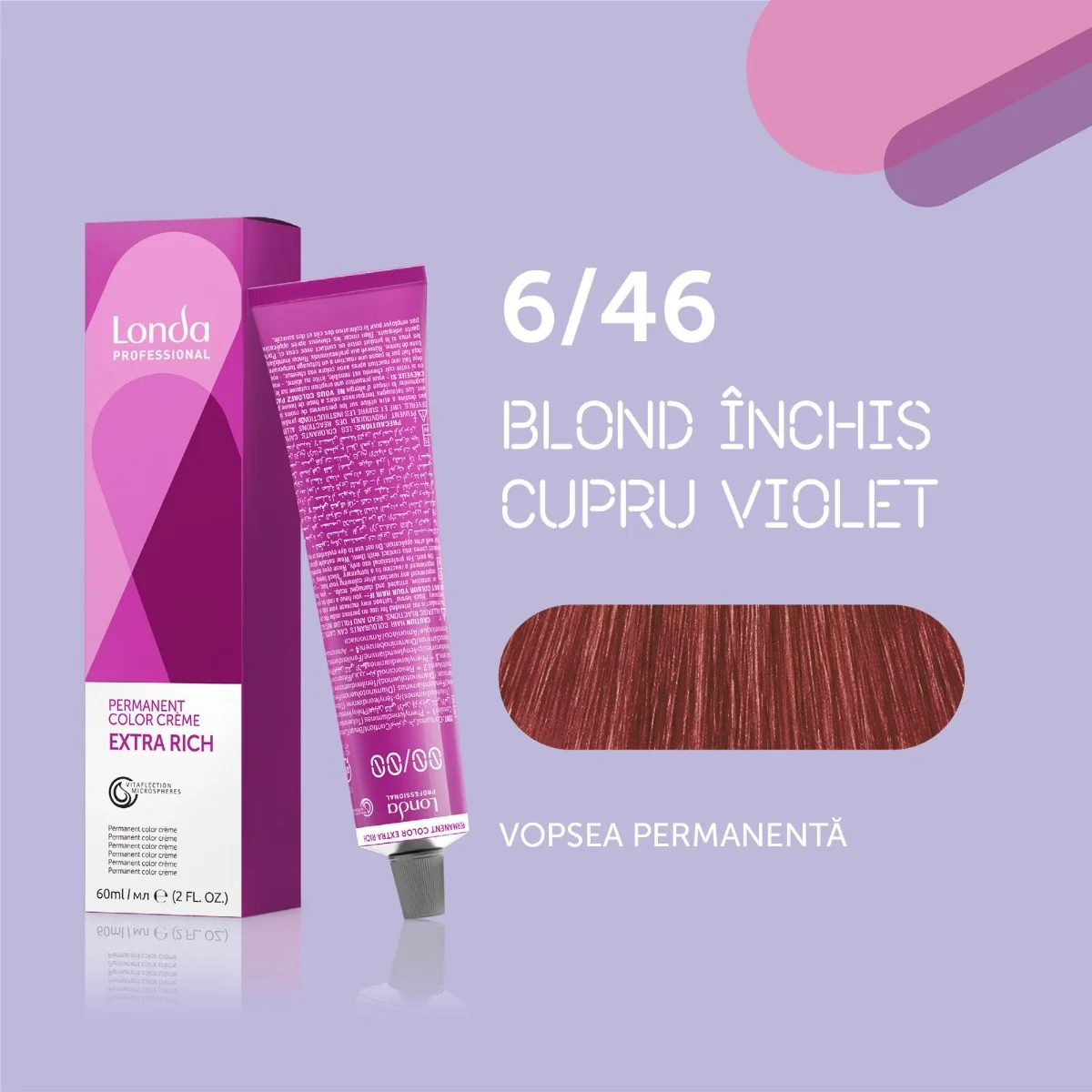 Vopsea permanenta 6/46 Extra Rich, 60ml, Londa Professional