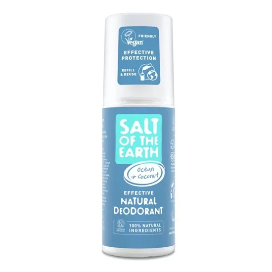 Deodorant unisex Ocean & Cocos Salt Of The Earth, 100ml, Crystal Spring