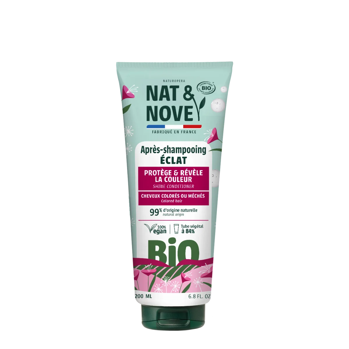 Balsam protector pentru par vopsit cu extract de smochine Bio, 200ml, Nat&Nove