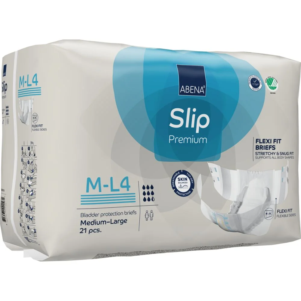 Scutece pentru adulti Flexi Fit Premium M-L4 cu absorbtie 3400ml, 21 bucati, Abena
