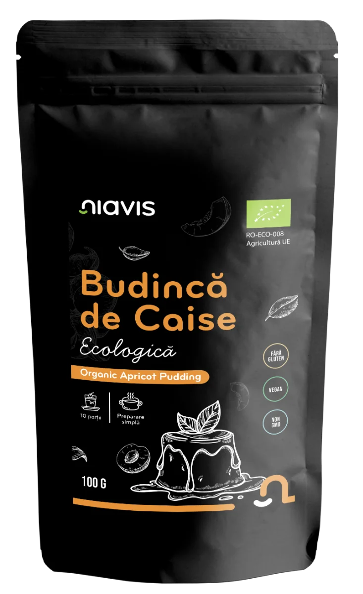 Budinca de caise fara gluten, 100g, Niavis