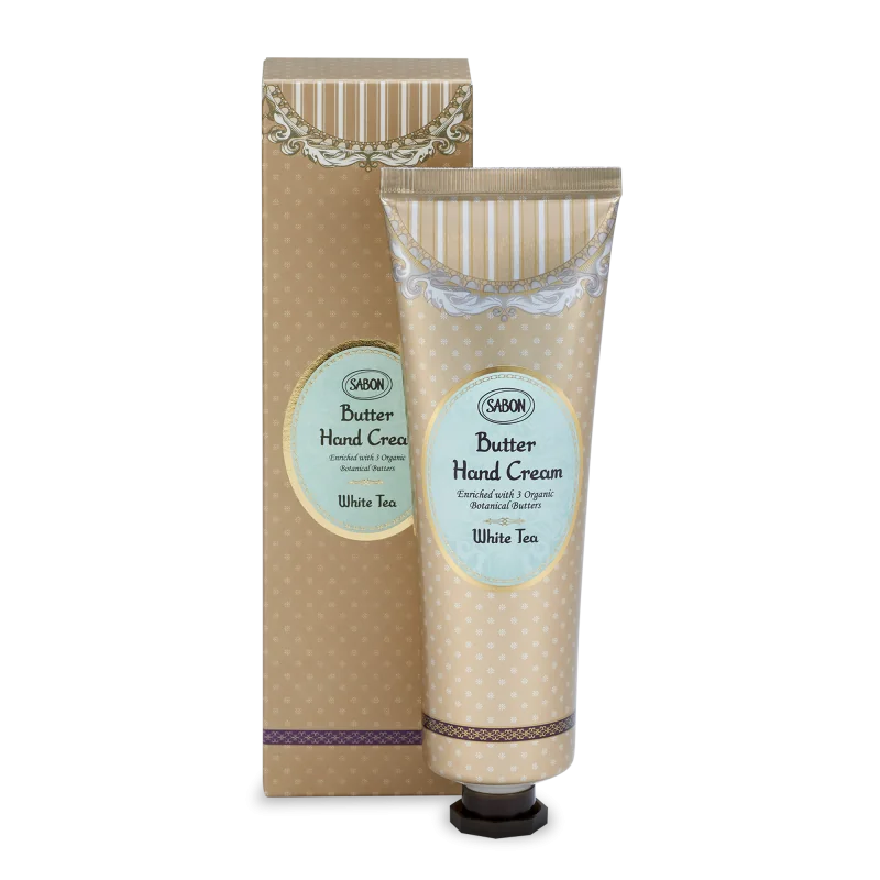 Crema de maini White Tea, 75ml, Sabon