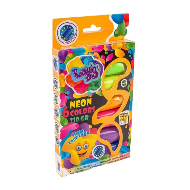 Set plastilina Lovin'Do Neon, 6 x35g, Oktoclay