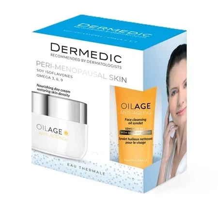 Pachet Oilage Crema de zi 50ml + Ulei Syndet 25ml, Dermedic