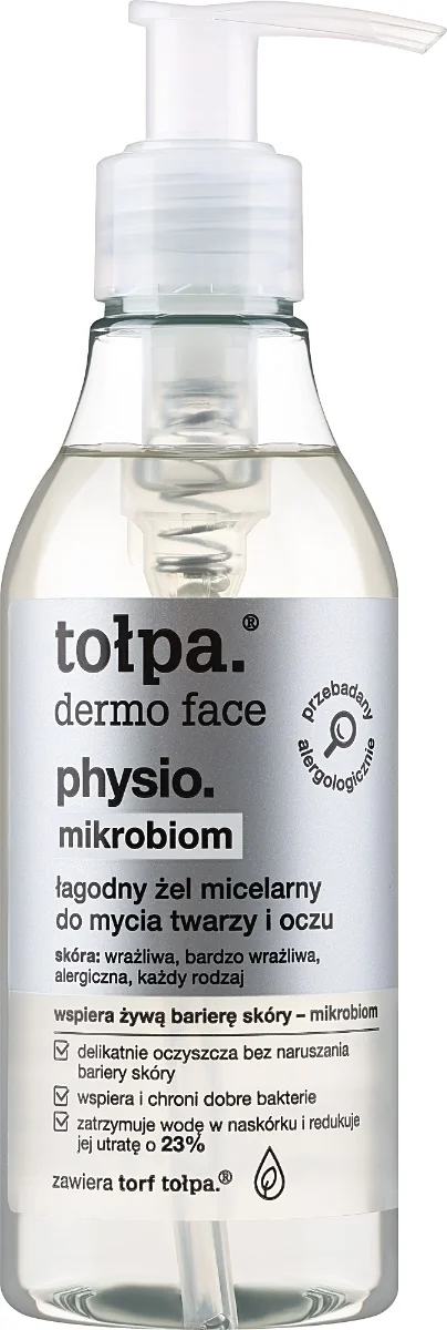 Gel de curatare pentru piele sensibila si alergica Dermo Face Physio Mikrobiom, 195ml, Tolpa