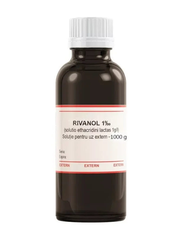 Rivanol solutie 0.1%, 1000ml, Bioeel | Dr.Max Farmacie