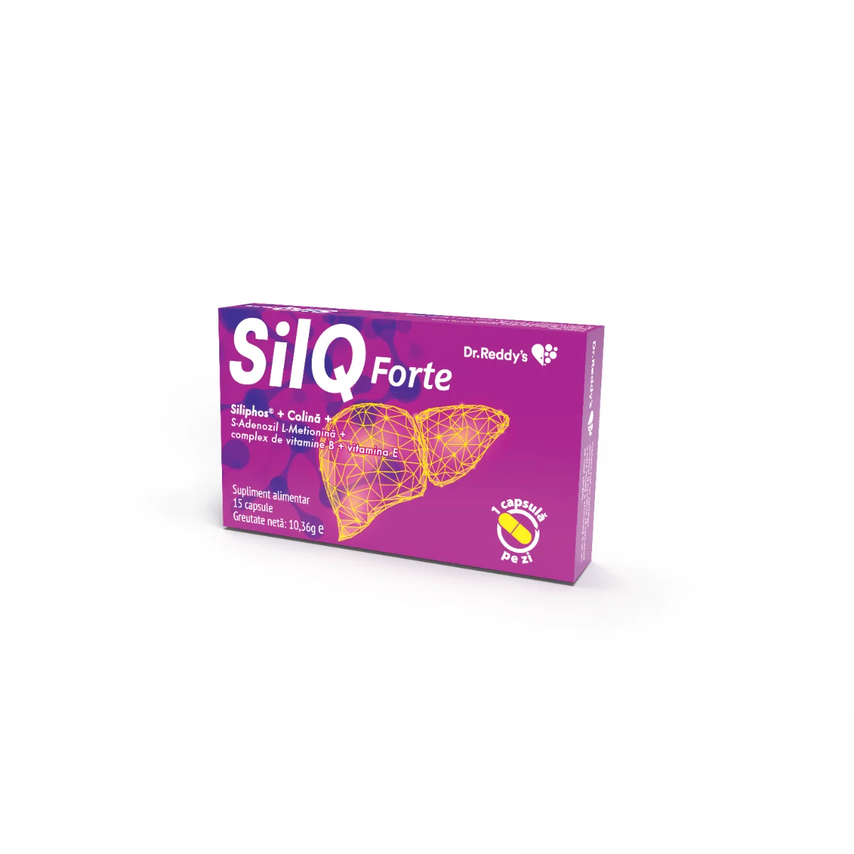 Pachet SilQ Forte Duopack, 2 x 15 capsule, Dr. Reddy's