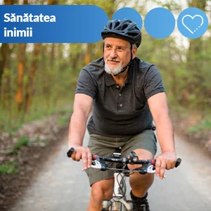 Barbat care merge pe bicicleta - Sanatatea inimii Barbat care merge pe bicicleta - Sanatatea inimii