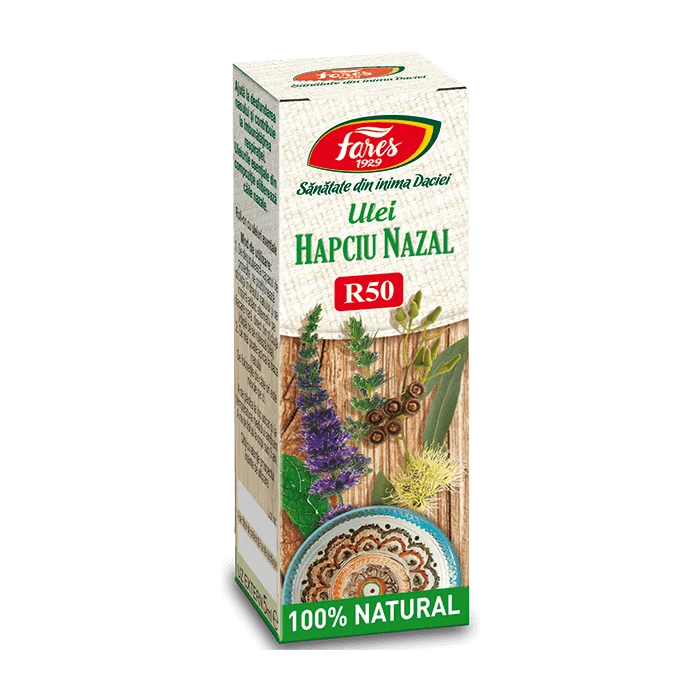 Ulei decongestionant nazal Hapciu Nazal R50, 5ml, Fares