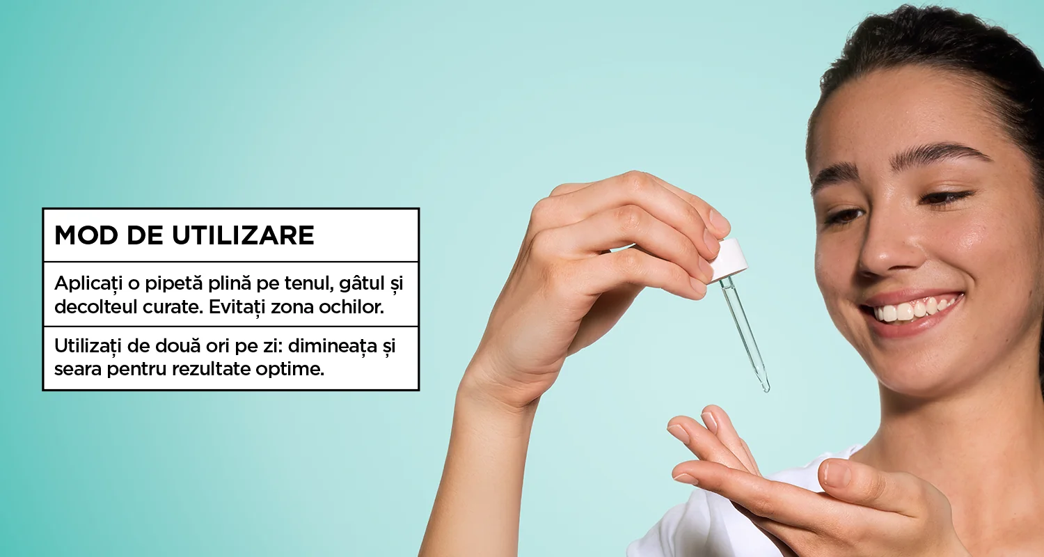 Mod de utilizare ser anti-imperfectiuni Garnier: aplicare pe ten curat, de doua ori pe zi. Mod de utilizare ser anti-imperfectiuni Garnier: aplicare pe ten curat, de doua ori pe zi.