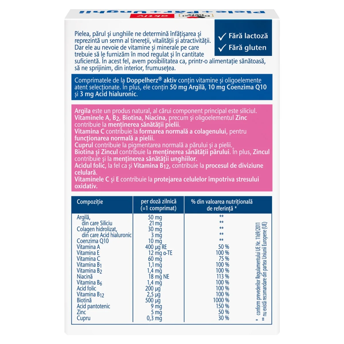 Piele + Par + Unghii, 30 comprimate, Doppelherz