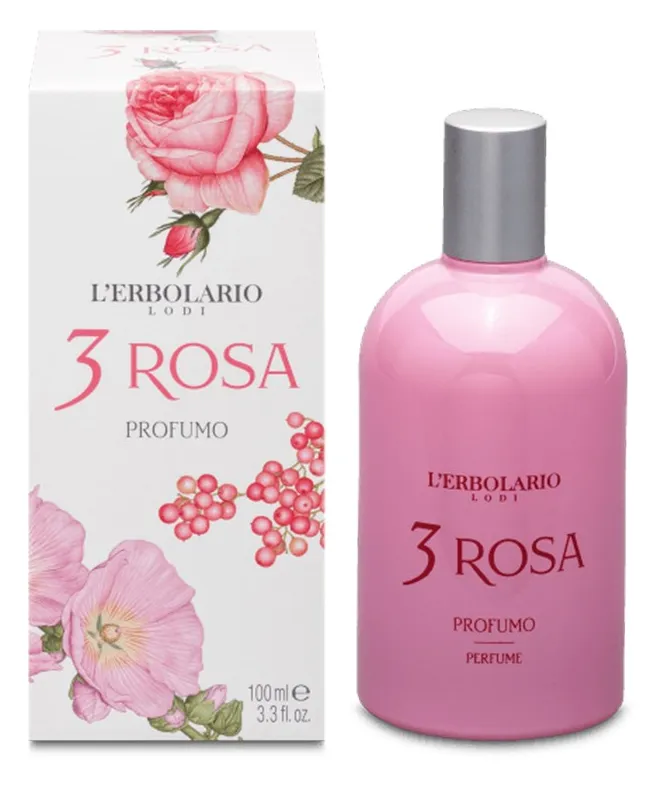 L'Erbolario 3 Rosa Apa de parfum, 100ml