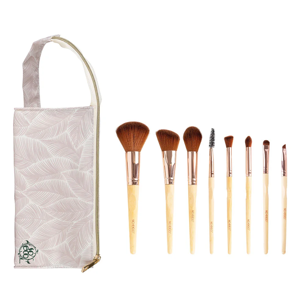 Set 8 pensule ecologice pentru machiaj Ultimate Travel, 1 bucata, So Eco