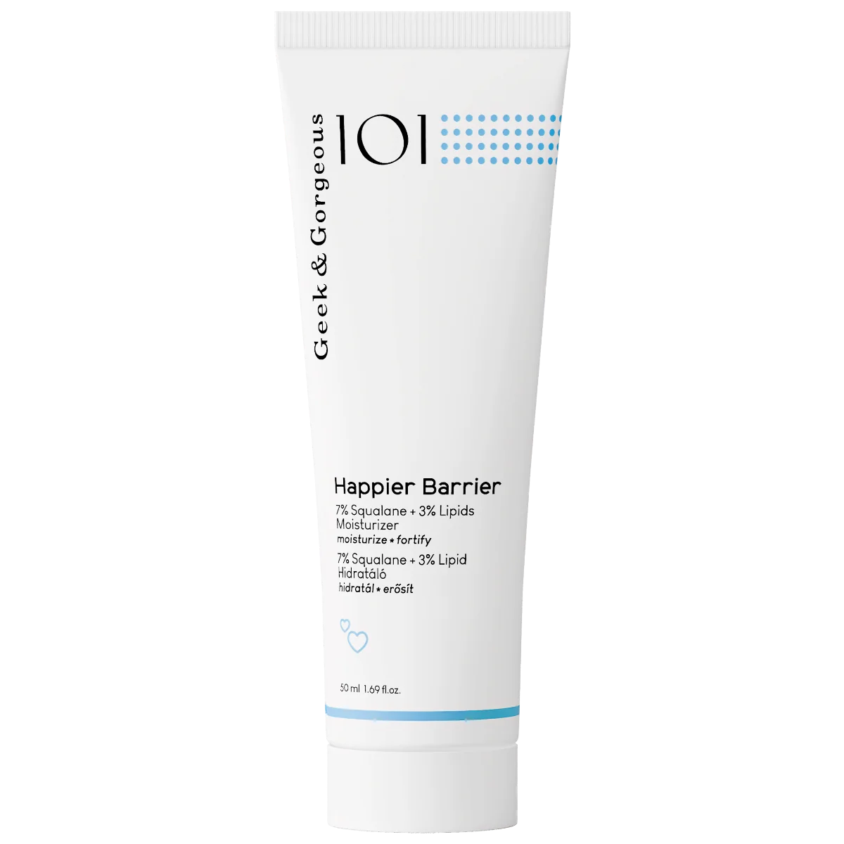 Crema 7% Squalan + 3% Lipide + 0.1% Ceramide Happier Barrier, 50ml, Geek&Gorgeous