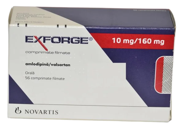 Exforge 10mg/160mg, 56 comprimate filmate, Novartis Pharma