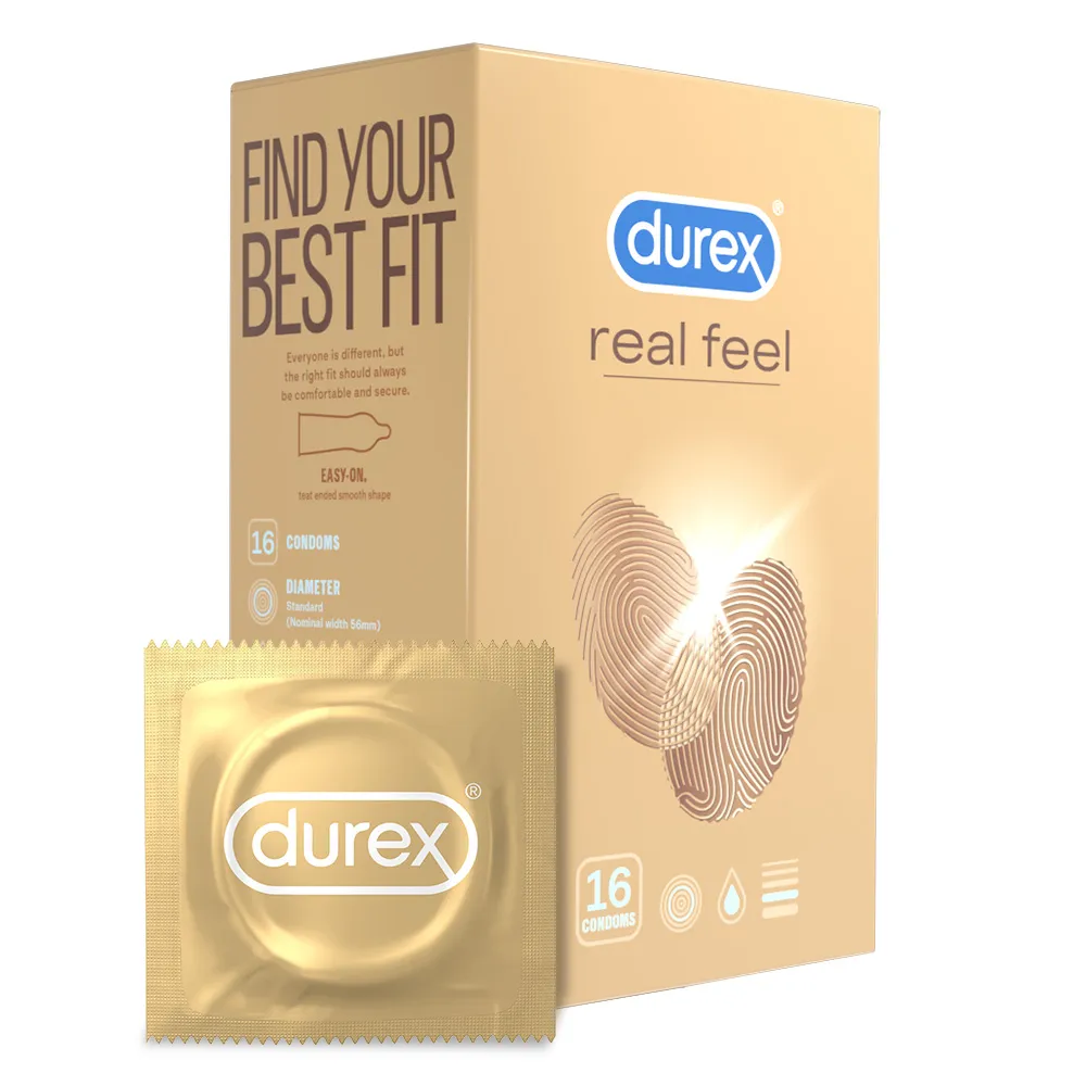 Prezervative Real Feel, 16 bucati, Durex 
