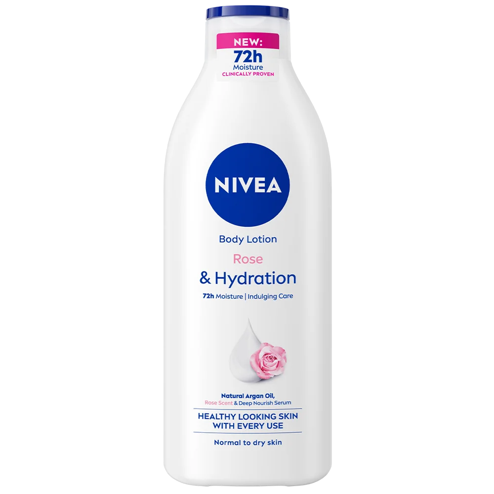 Lotiune de corp hidratanta cu trandafir, 400ml, Nivea