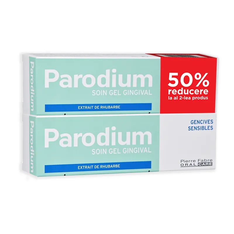 Pachet Parodium gel gingival 50ml 1 + 50% reducere la al doilea, Pierre Fabre